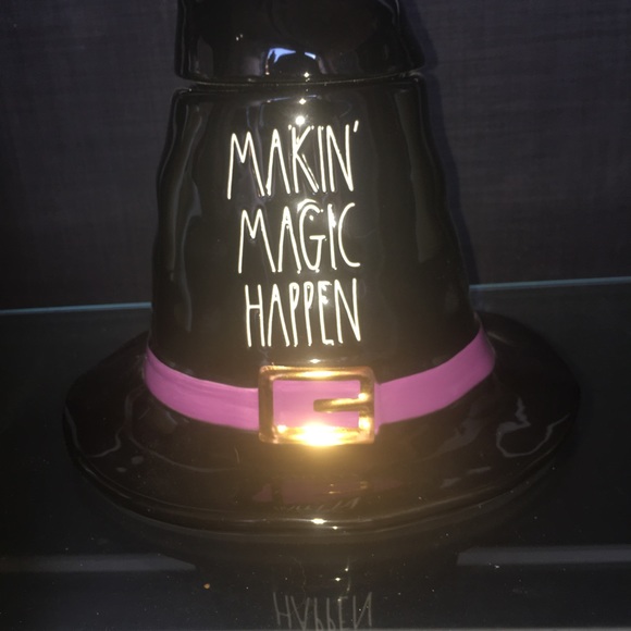 Rae Dunn Makin’ Magic Happen Witch Hat Canister Storage Jar - Picture 2 of 7